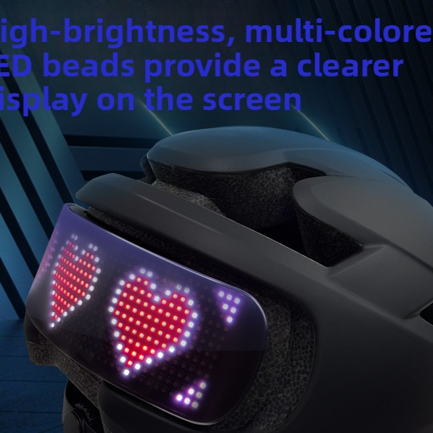 Outdoor LED cycling helmet teemdrop