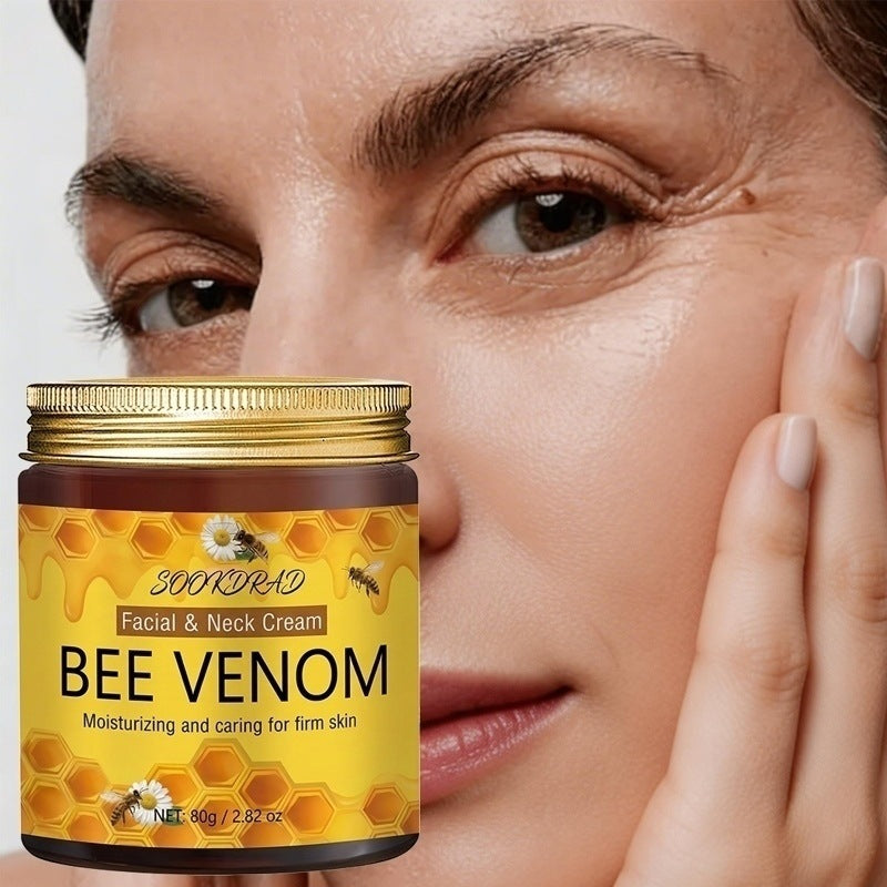 Bee Venom Face and Neck Cream Moisturizing Skin-Tightening 80g teemdrop