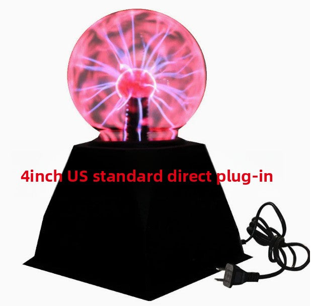Touch-sensitive plasma ball lightning lamp