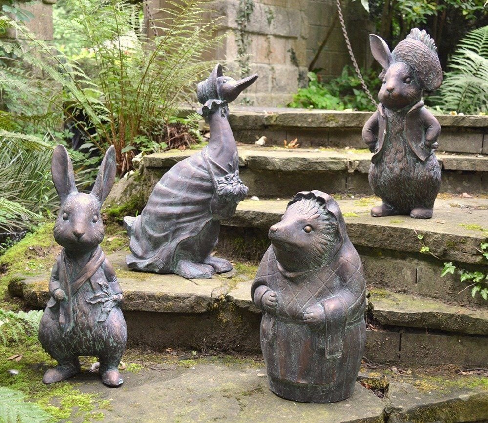 Bronze Animal Easter Resin Crafts teemdrop