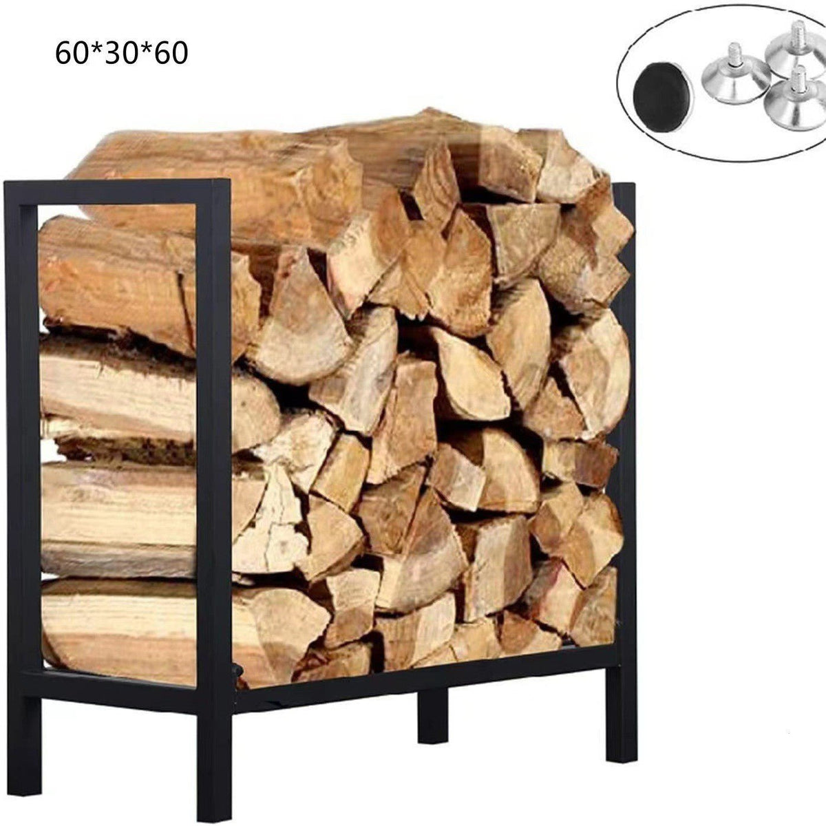 Burning stand firewood rack outdoor camping Wood stacking rack teemdrop