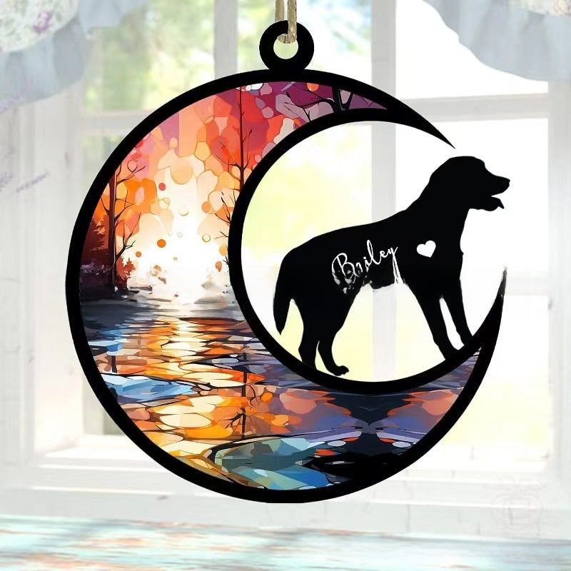 Dog Cat Window Hanging Ornament Personalized Gift