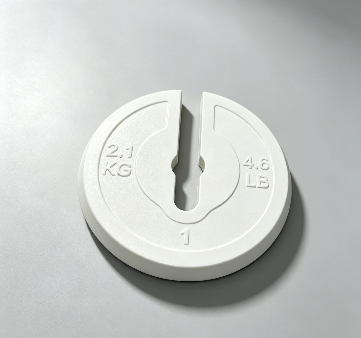Solid hand-held kettlebell