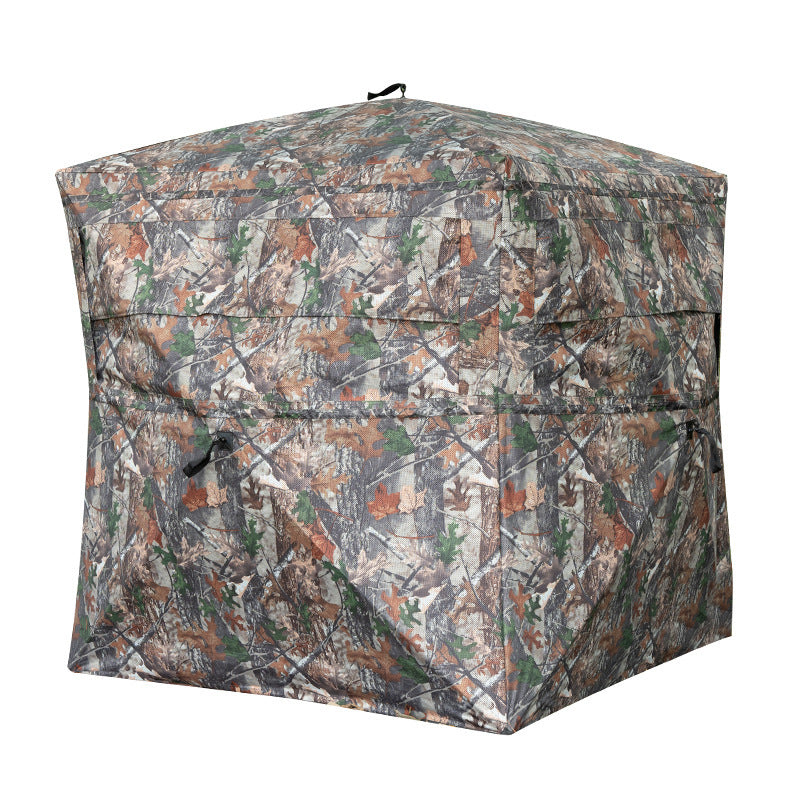 Portable and durable camouflage hunting tent teemdrop