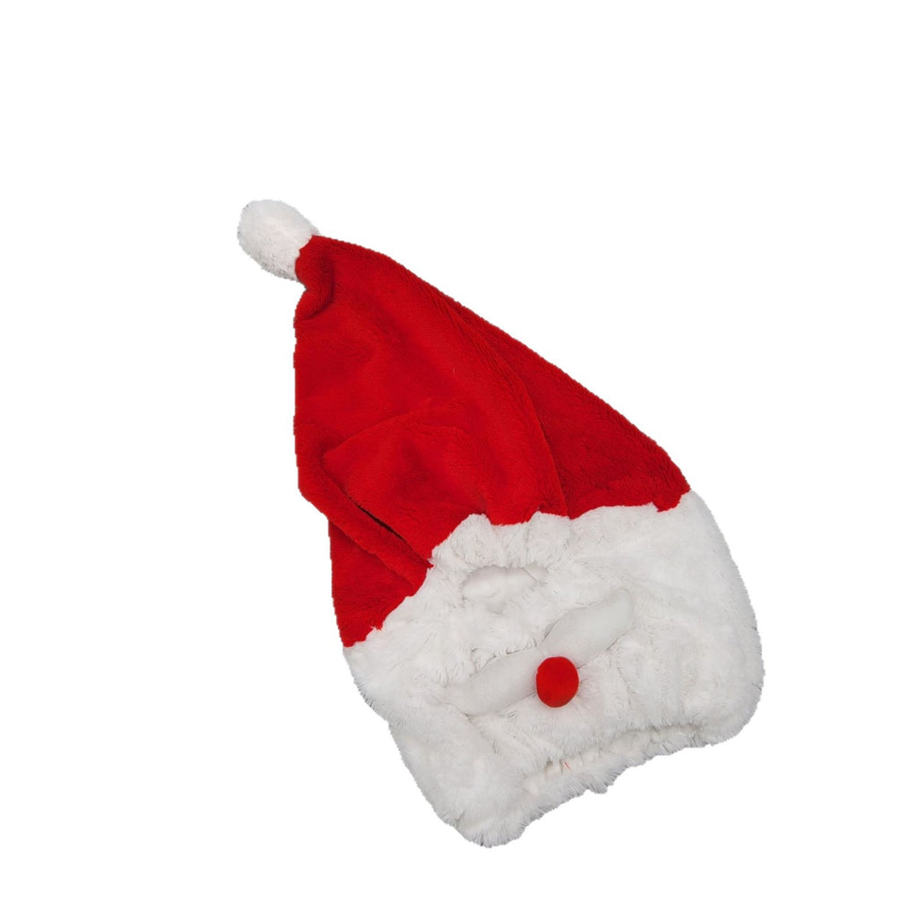 Plush Motorcycle Helmet Christmas Hat teemdrop