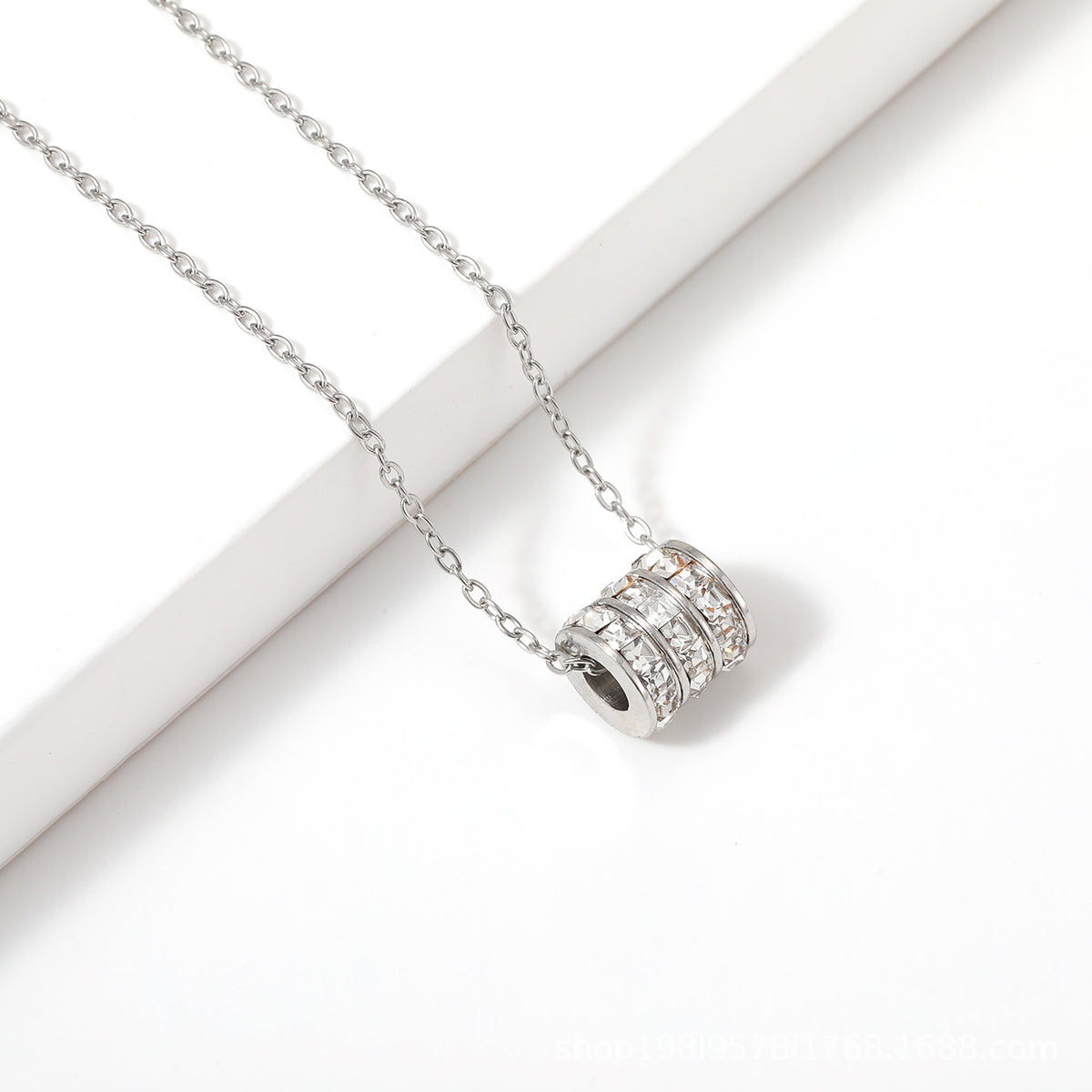 Birthstone Stainless Steel Adjustable Necklace