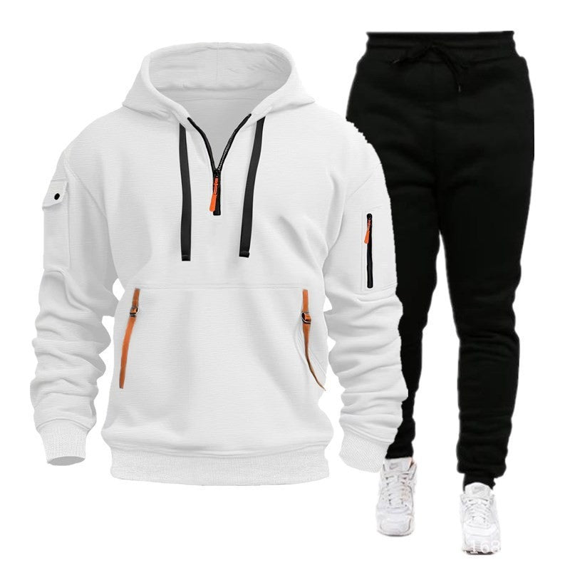 Men's hoodie with a hood teemdrop