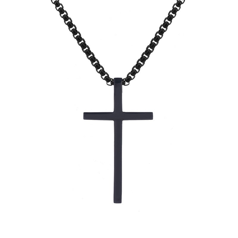 Simple Cross Alloy Necklace