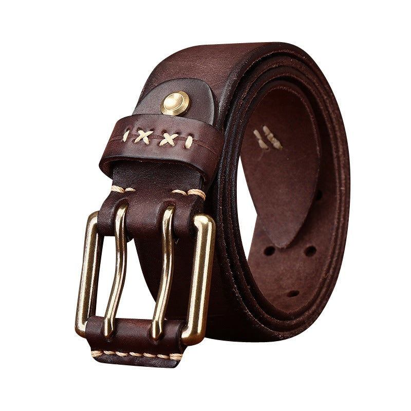 Double-prong buckle belt teemdrop