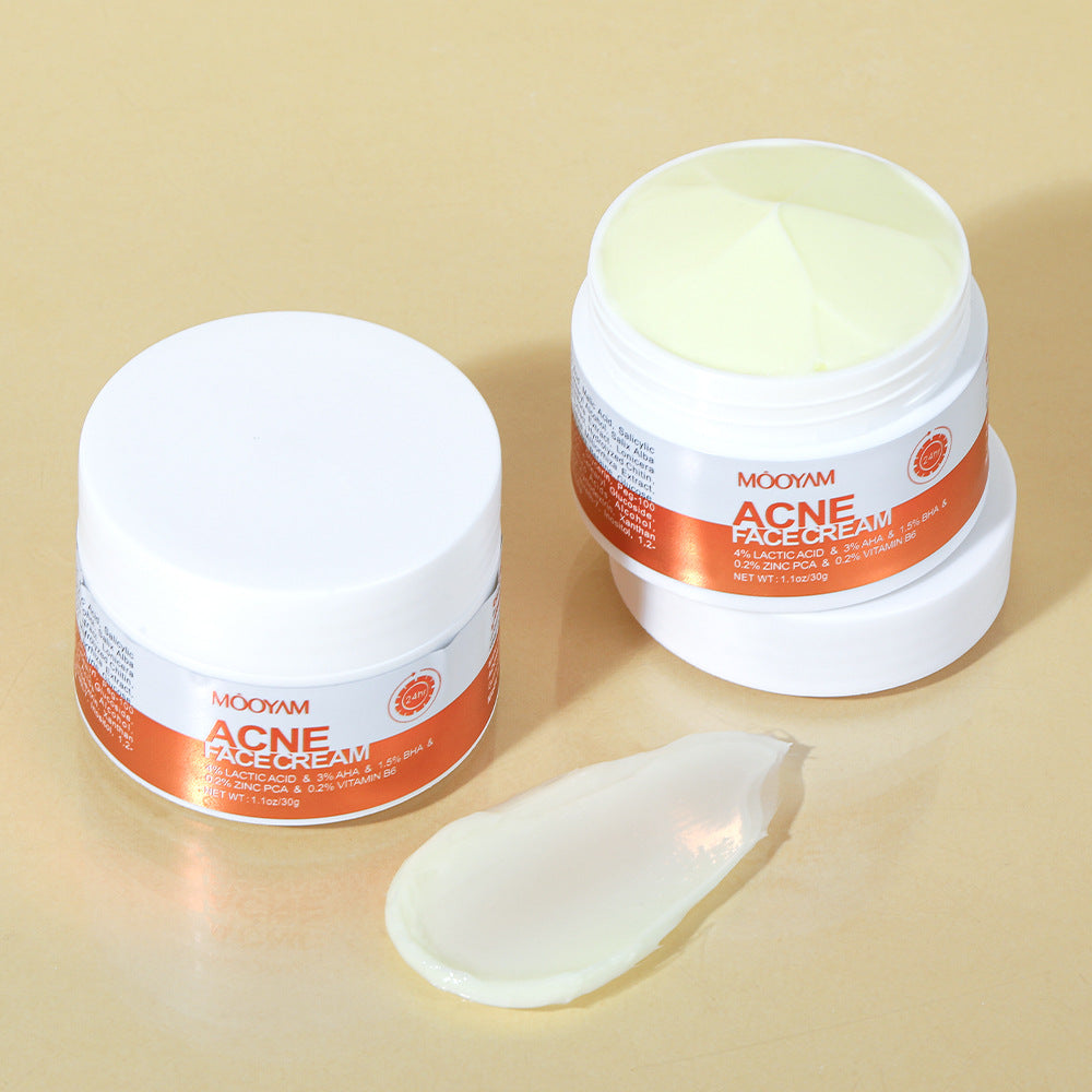Acne treatment facial cream