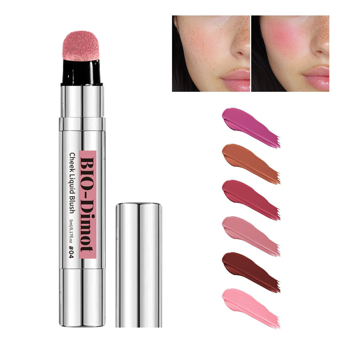 Natural Finish Waterproof Liquid Blush teemdrop