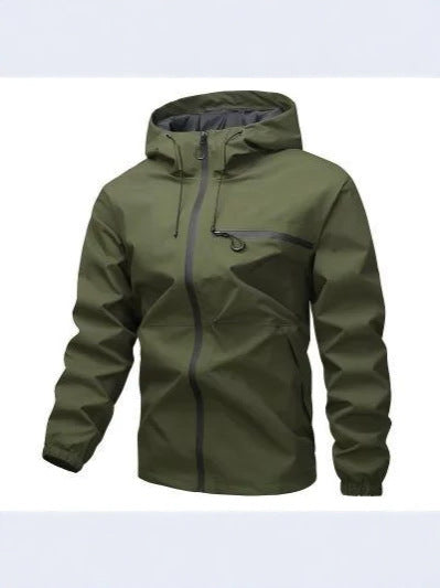 Hooded loose-fitting jacket teemdrop