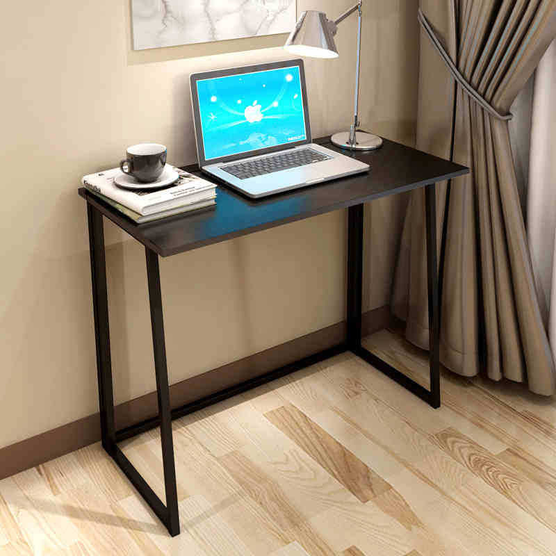 Foldable Metal Laptop Desk Home Office Adjustable Portable Writing Table