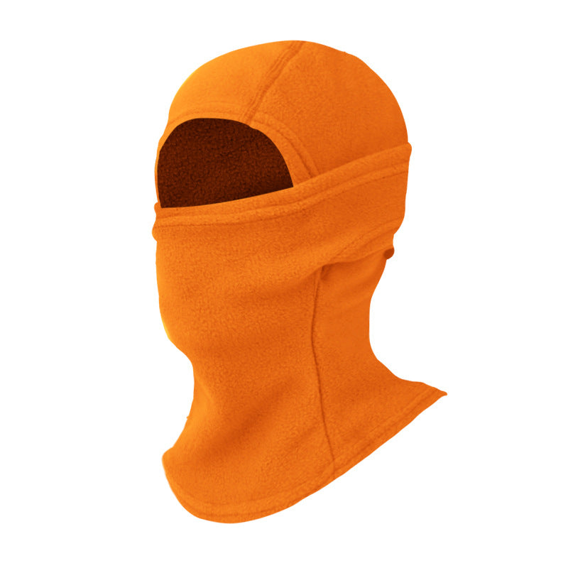 Thick-fabric insulated and windproof ski headgear for men