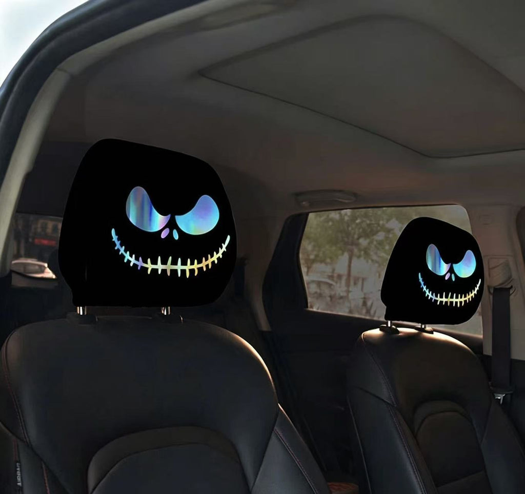 Car headrest cover