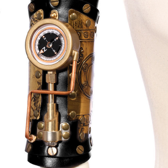 Retro-style arm cuff teemdrop