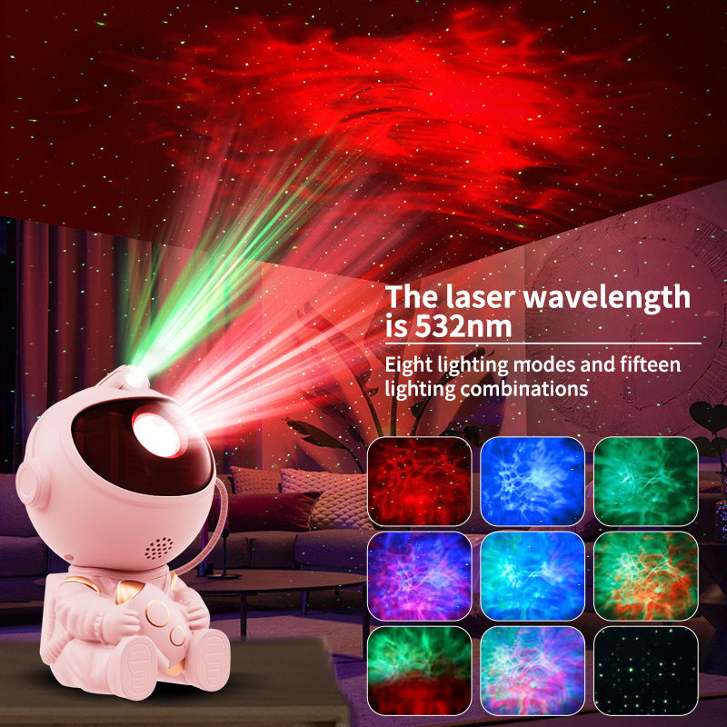 Astronaut Star Projection Night Light