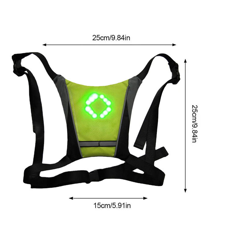 USB Rechargeable LED Cycling Vest
