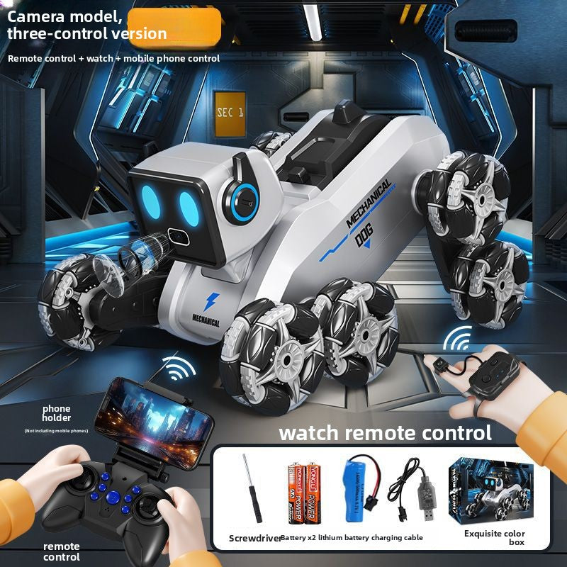 Intelligent remote-controlled robot dog