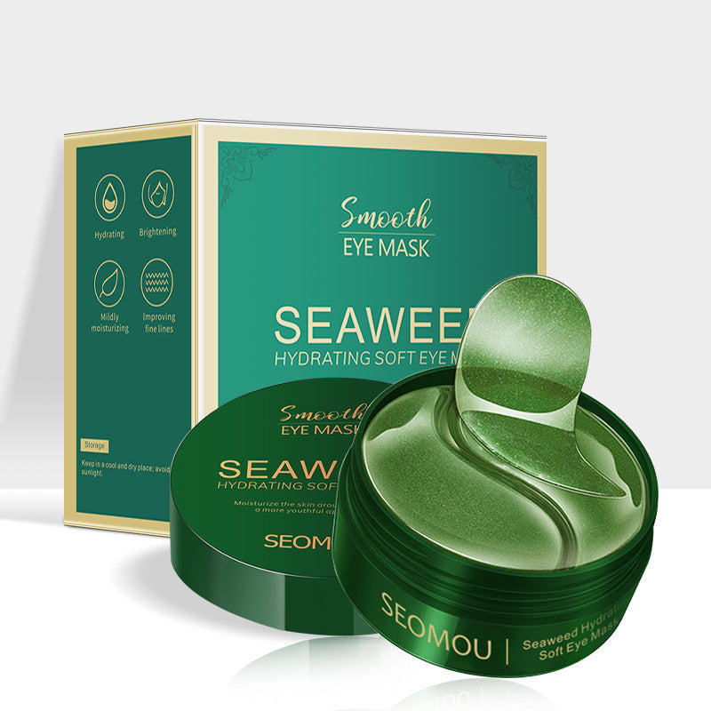Gold eye mask for dark circles and hydration