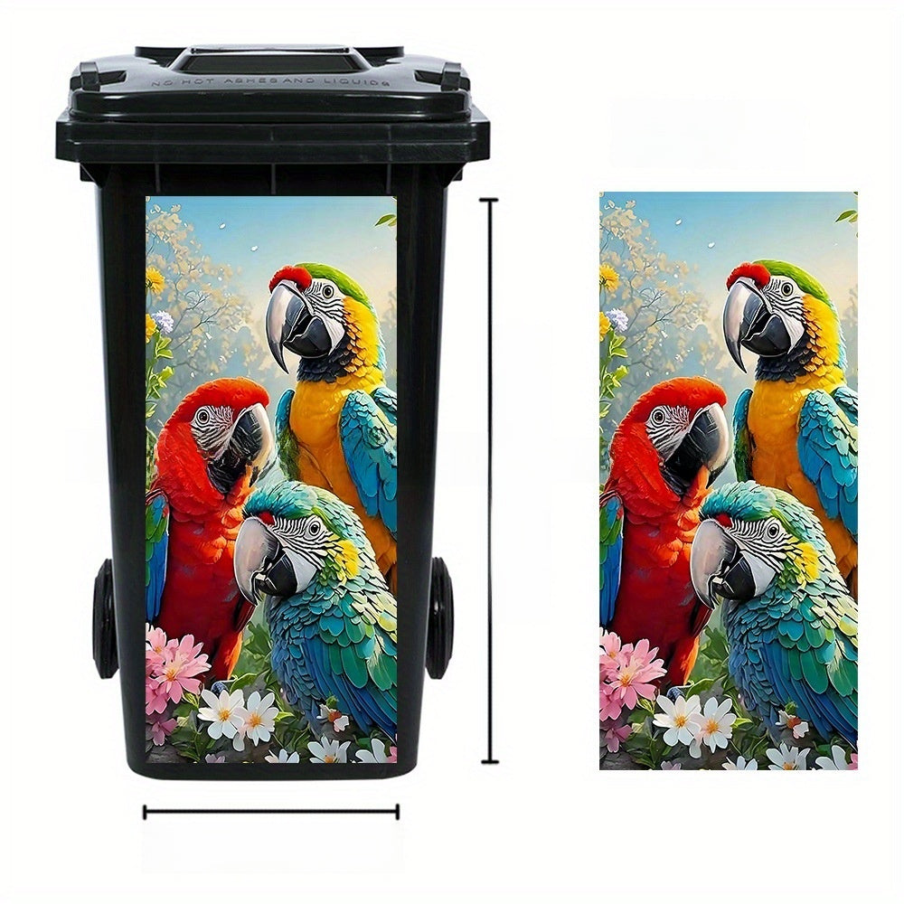 Self-Adhesive Waterproof Vinyl Trash Can Sticker teemdrop