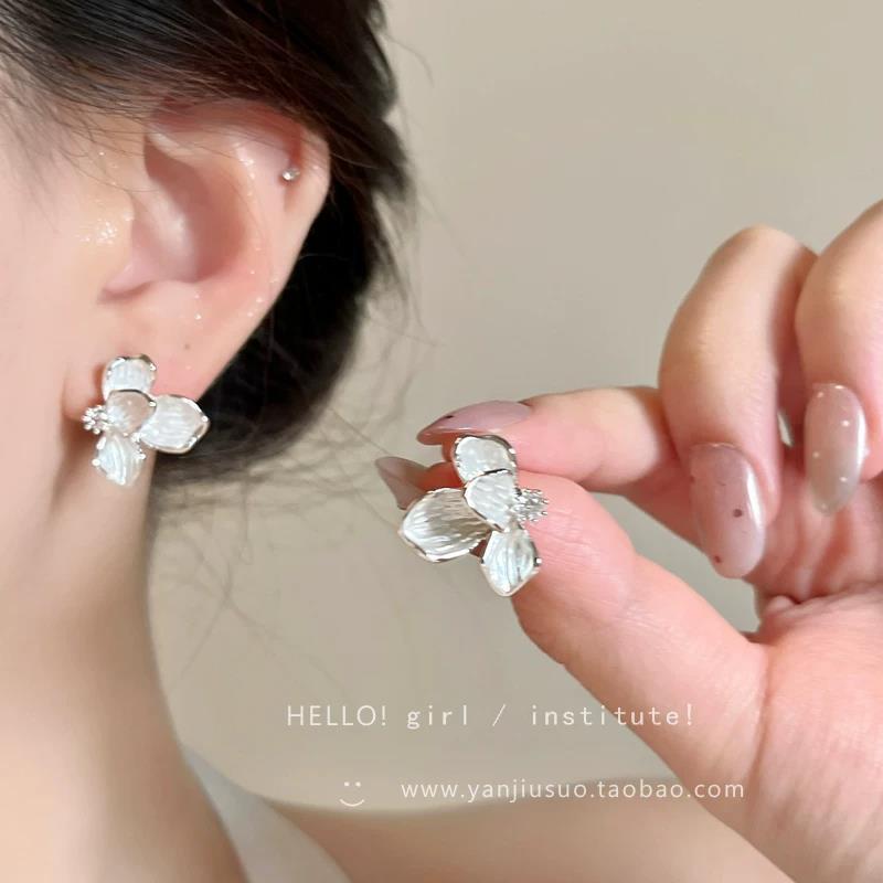 Korean Style Geometric Alloy Earrings