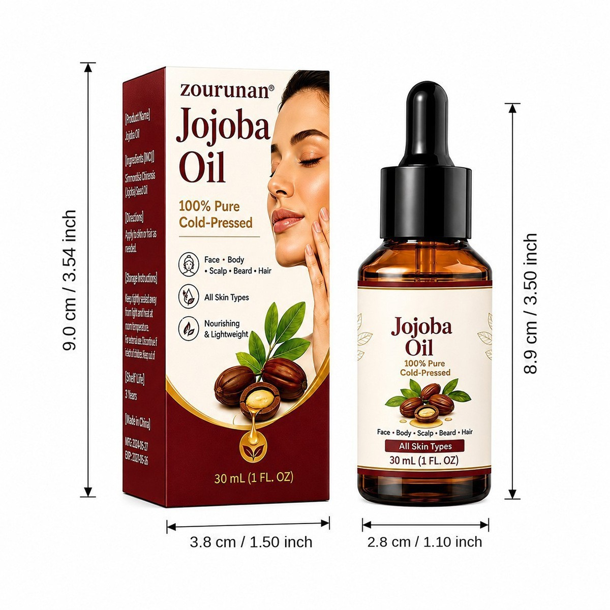 Ginger body massage oil teemdrop