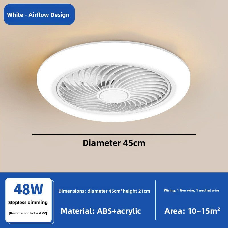 Fan lamp bedroom ceiling lamp modern simple household