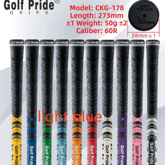 Natural and environmentally friendly rubber golf grip