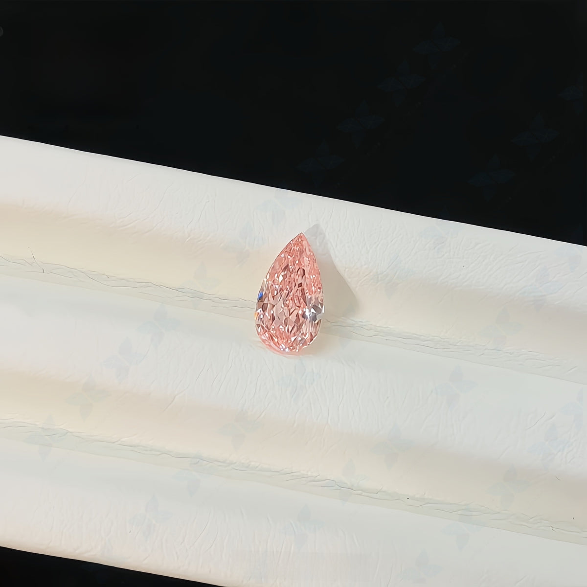 Pear-Shaped Pink Diamond with IGI Certification