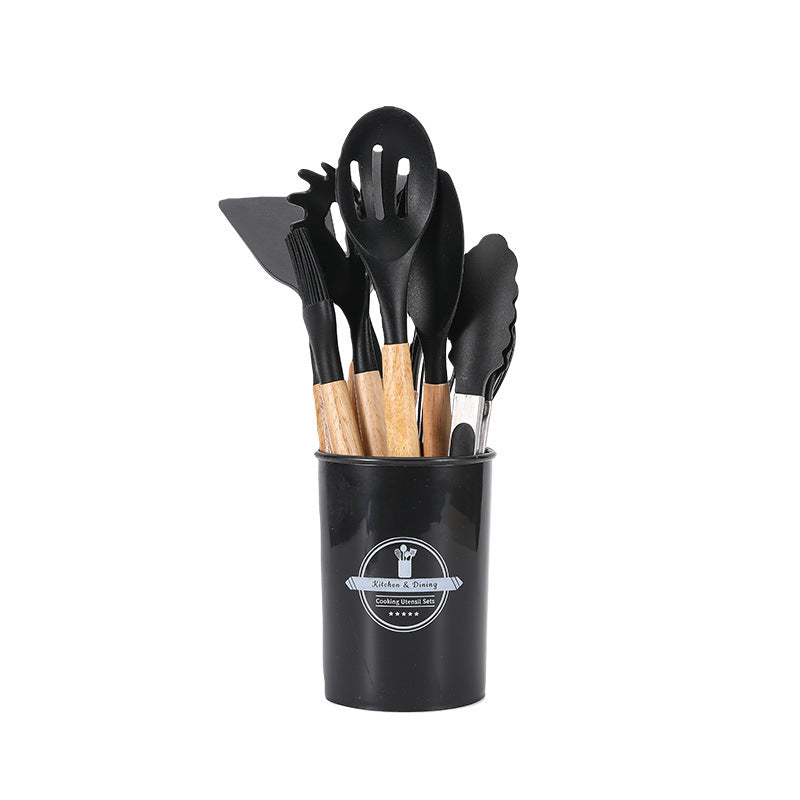Wooden Handle Silicone Kitchenware