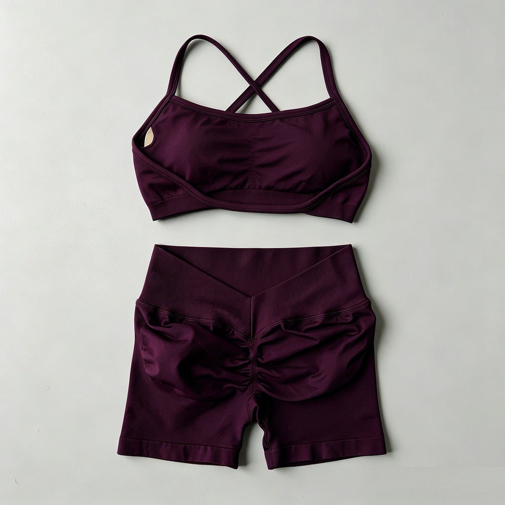 Women's Seamless Yoga Sports Suit teemdrop