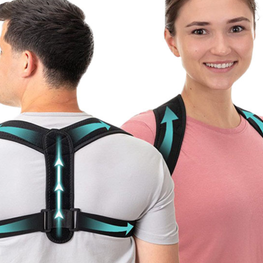 Universal men's and women's adjustable back posture correction belt teemdrop