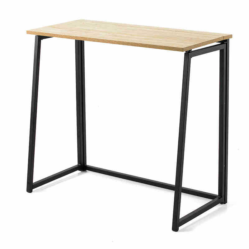 Foldable Metal Laptop Desk Home Office Adjustable Portable Writing Table