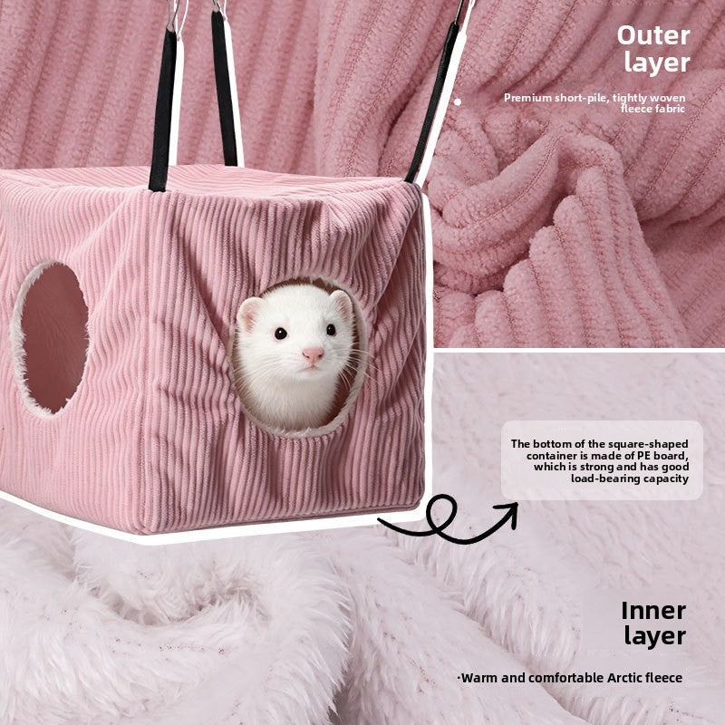 4-Piece Pet Cage Hammock Set