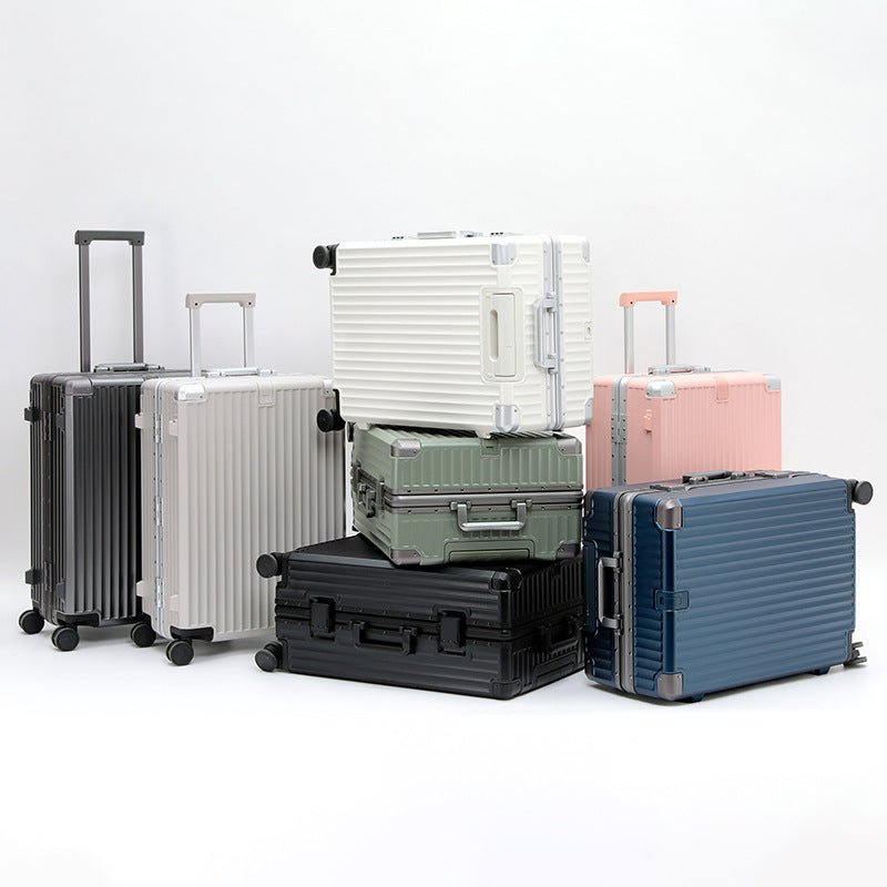 Aluminum Frame TSA Lock Expandable Suitcase