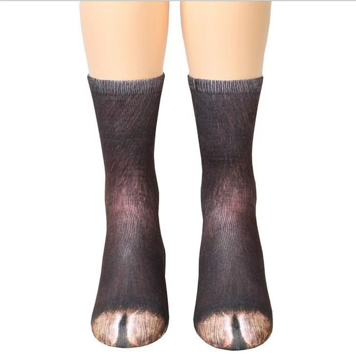 Animal Paw Print Novelty Socks