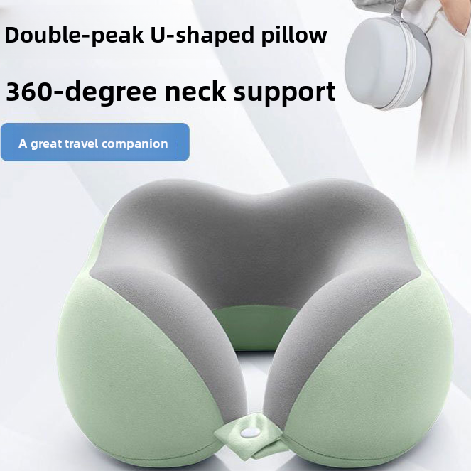 Ergonomic U-Shaped Memory Foam Travel Pillow