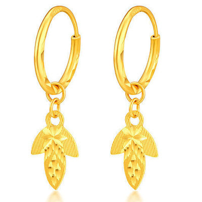 Women's Gold-Plated Alloy Earrings