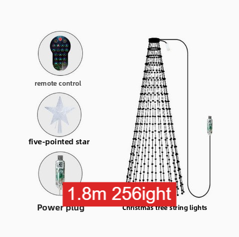 Christmas Tree Lights RGB Color teemdrop