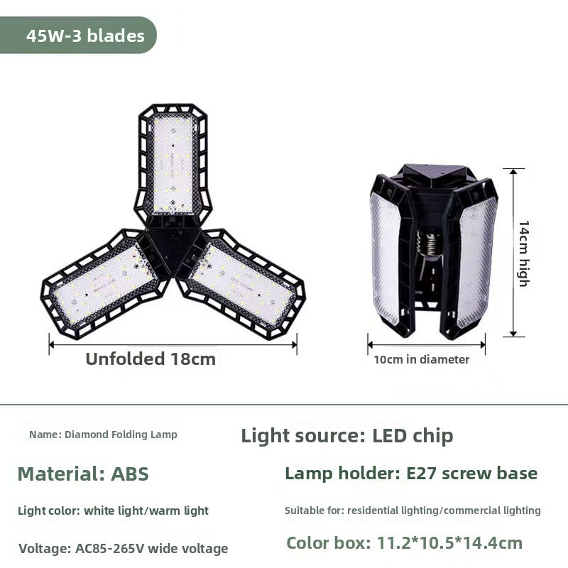 Flexible lamp folding bulb lamp teemdrop