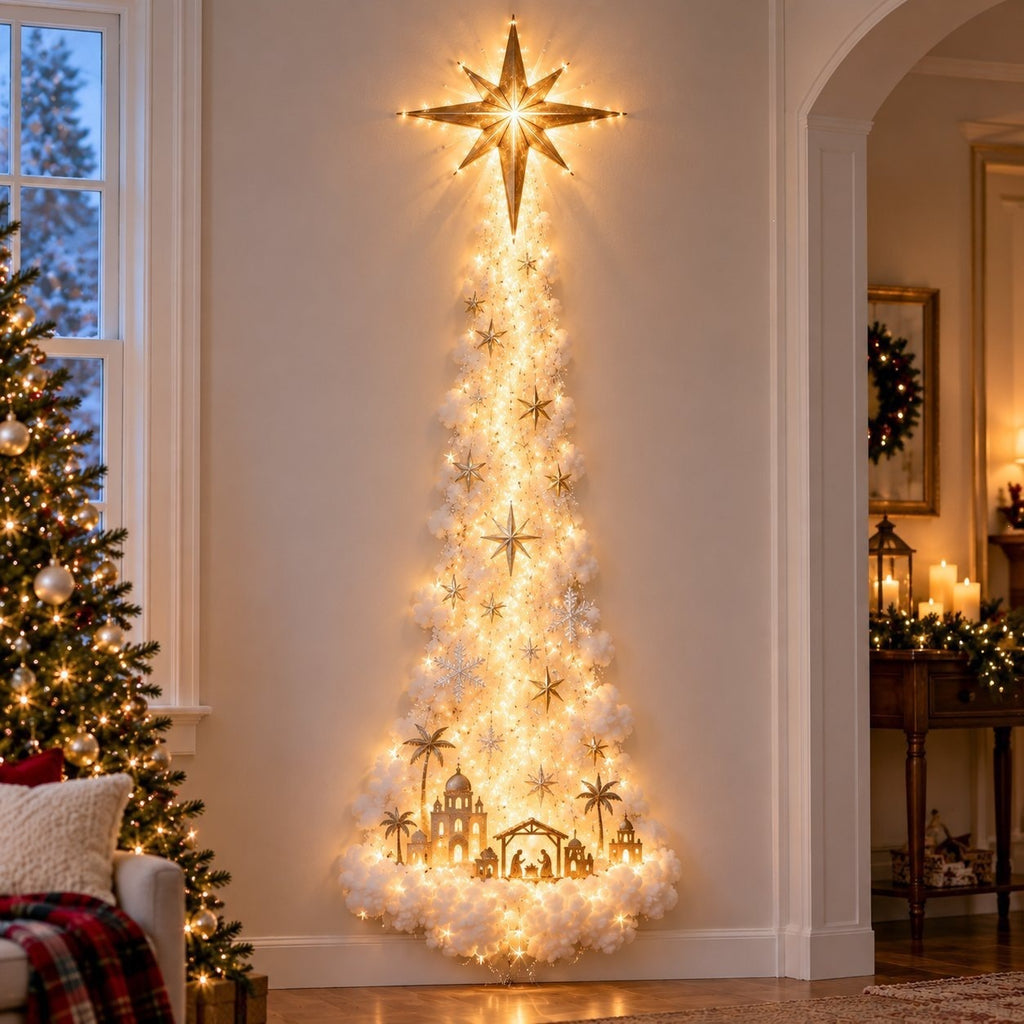 DIY Christmas Magic Trail LED Wall Light