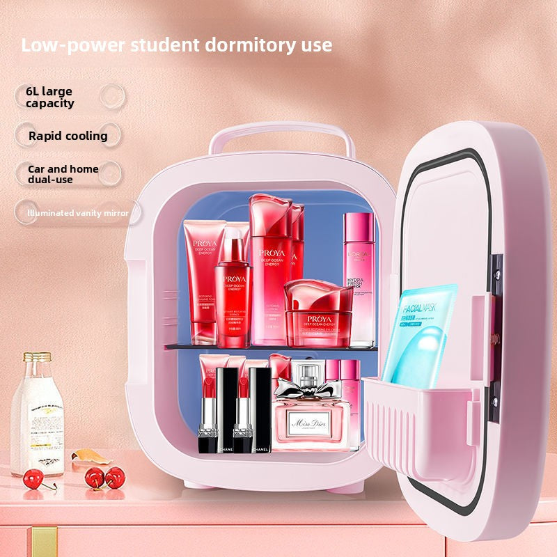 Portable Dual Temperature Mini Refrigerator