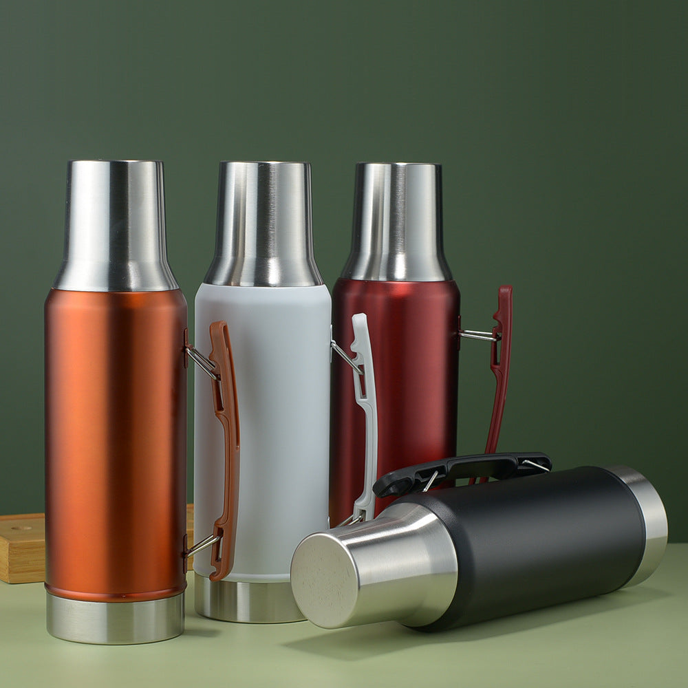 Stainless steel vacuum insulation pot Outdoor teemdrop