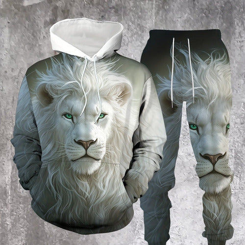 Printed Hooded Sweatshirt for Men