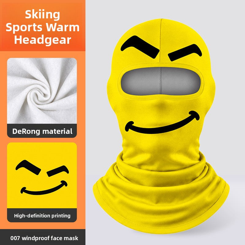 3D Digital Printed Milk Silk Balaclava Ski Motorcycle Face Mask teemdrop