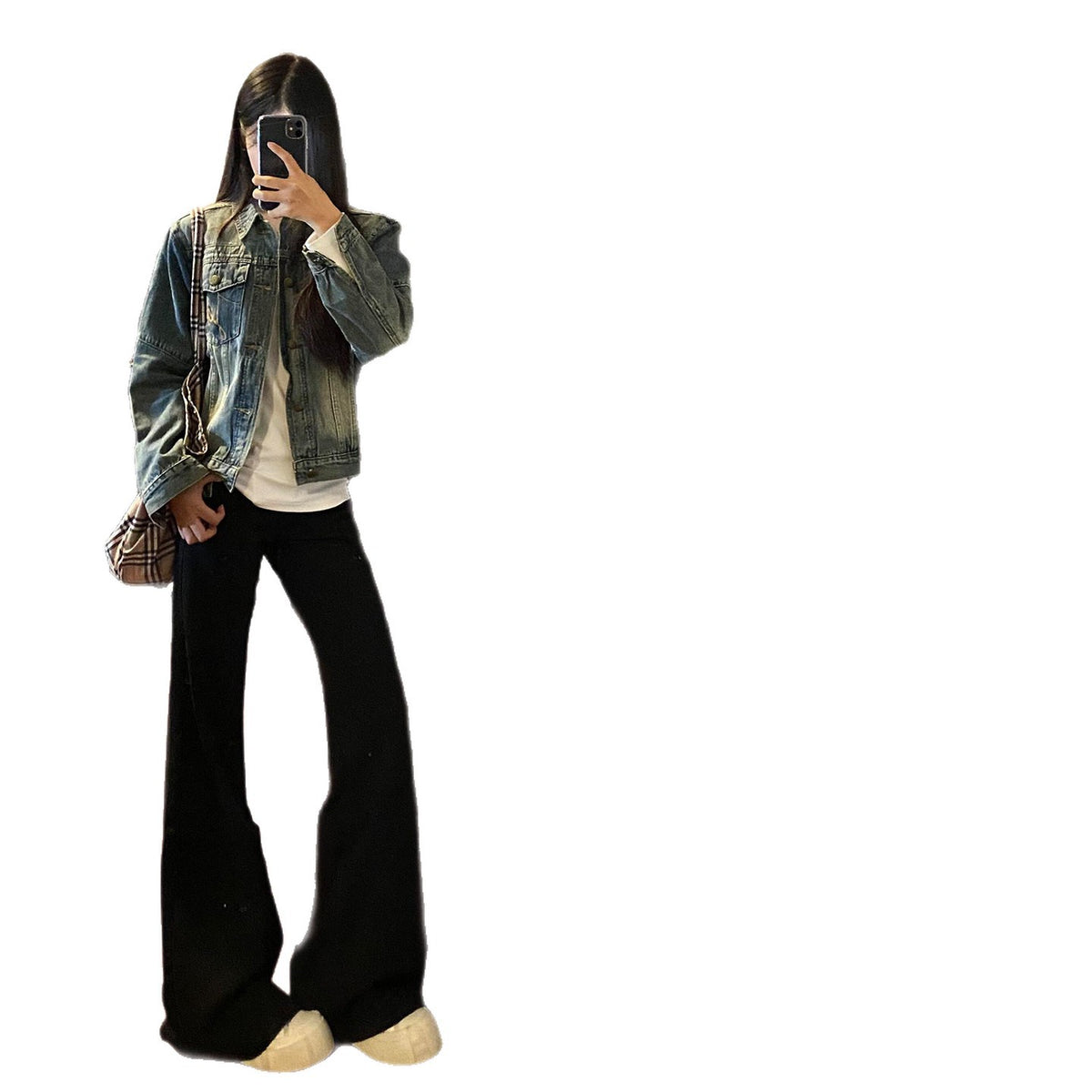 Womens Cotton Flared Pants
