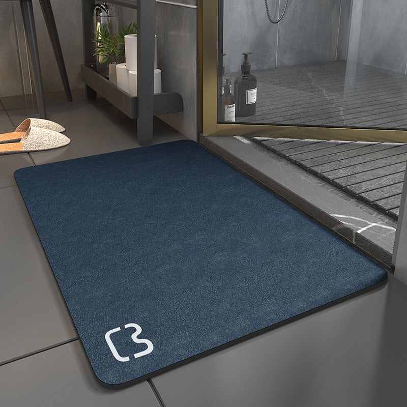 Quick-Dry Plush Bath Mat Floor Mat