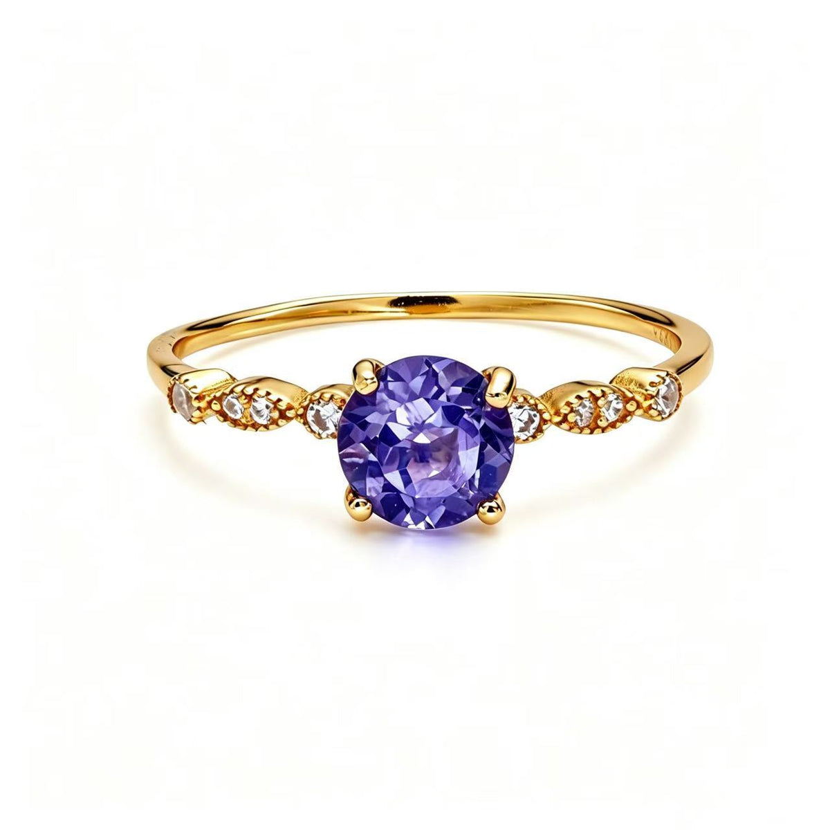Twelve-month birthstone ring