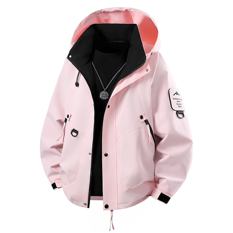 Mens Hooded Windproof Jacket